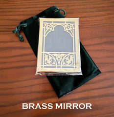Brass mirror