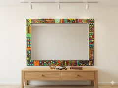 PAINTED WALL MIRROR 02