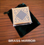 Brass mirror