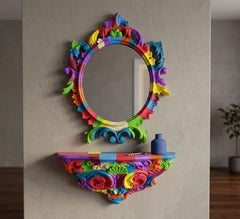 Mini Console with Mirror