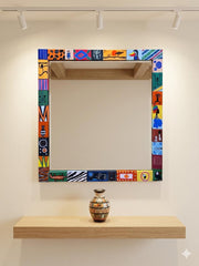 PAINTED WALL MIRROR 01