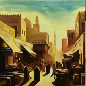 MARKETPLACE AT DUSK
